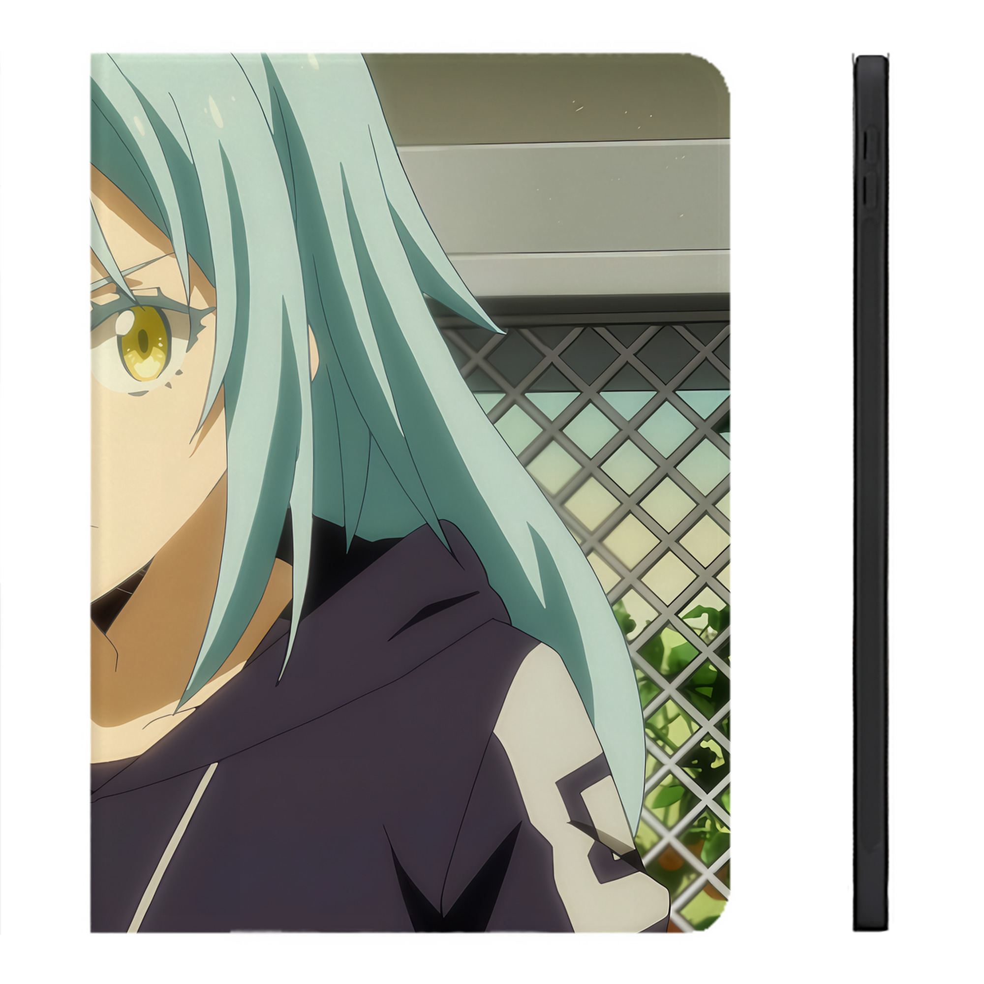 （画像用） 転スラ Regarding Reincarnated to Slime IPadケース ペンホルダー付き ブックスタイルデザイン